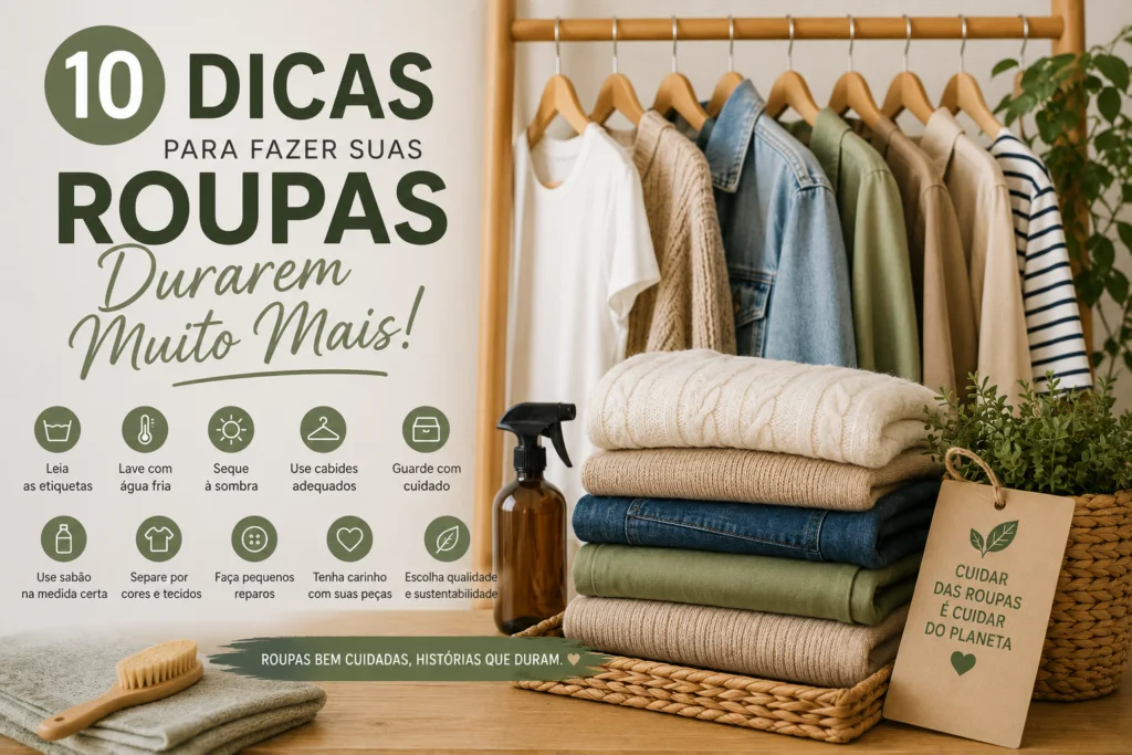 10 Dicas Para Fazer Suas Roupas Durarem Muito Mais